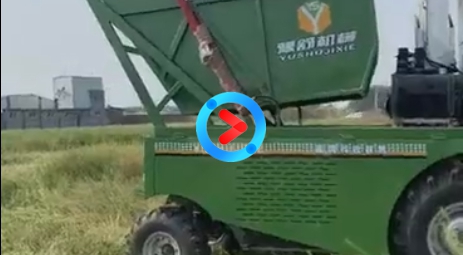 新疆客户现场试车轧草效果非常满意