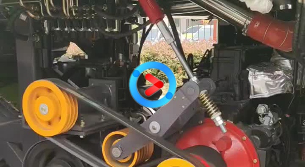 青饲料收获机运行过程